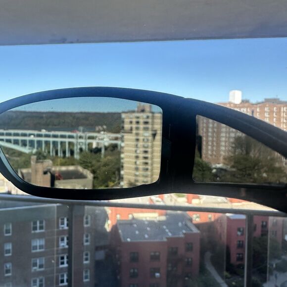 RARE Maui Jim Offshore MJ 444-02 Sunglasses 73-17-124 Gloss Black Wrap Japan - Picture 6 of 16